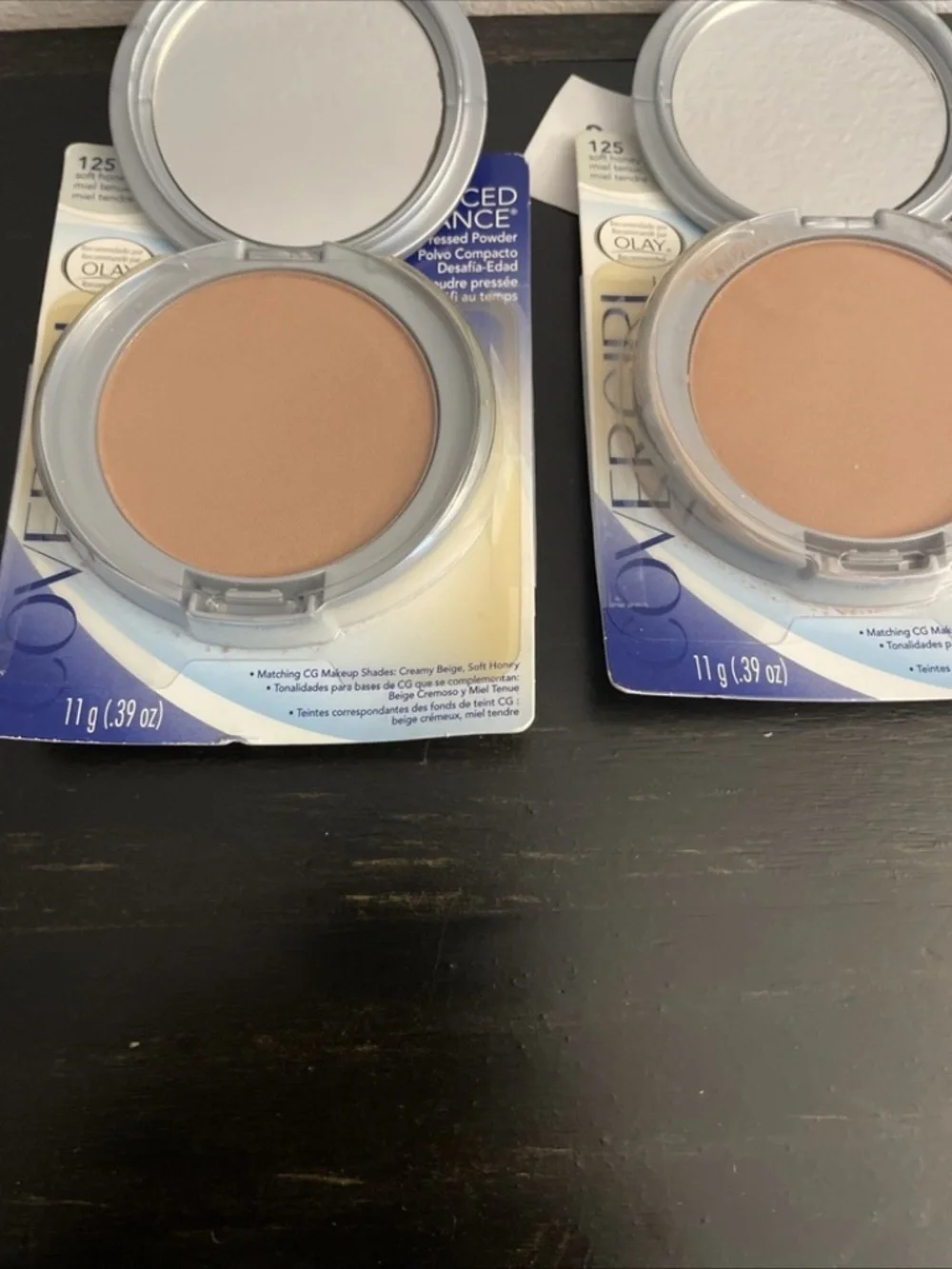 Covergirl Advanced Radiance Age Defying Pressed Powder, 125 Soft Honey x2